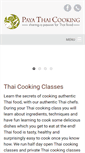 Mobile Screenshot of payathaicooking.co.uk